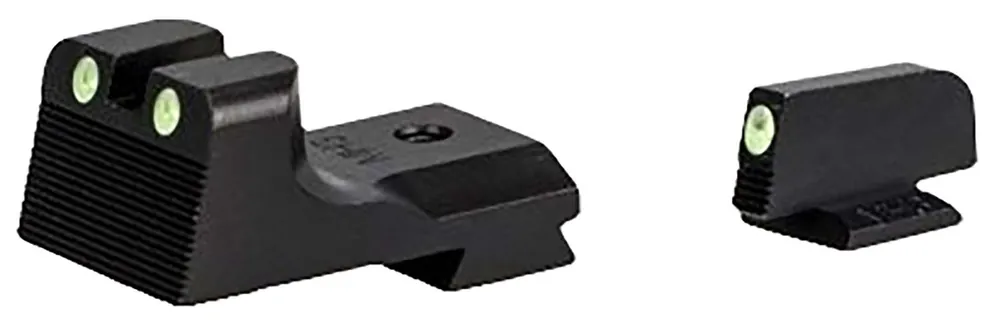 Kimber Mfg.,inc ML11230 1911 Ledged Night Sight Set Green/Tritium Black Outline Front Sight-Green/Tritium Black Outline Rear Sight
