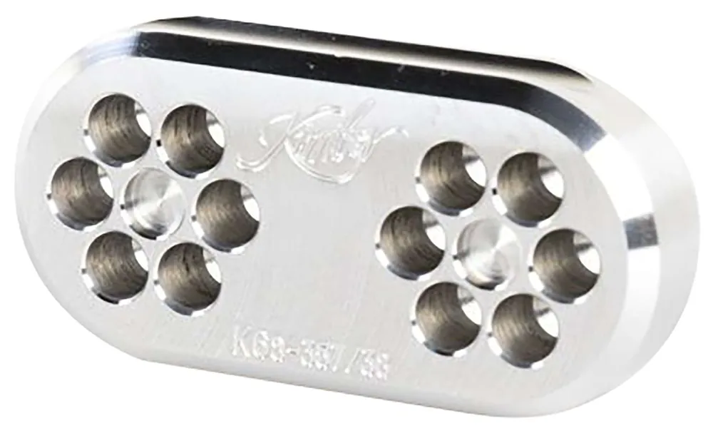 Kimber Mfg.,inc 4100022 K6S 2 Position Loading Station Compatible w/ 38 Special/357 Magnum Silver Aluminum