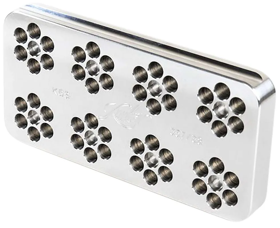 Kimber Mfg.,inc 4100023 K6S 8 Position Loading Station Compatible w/ 38 Special/357 Magnum Silver Aluminum
