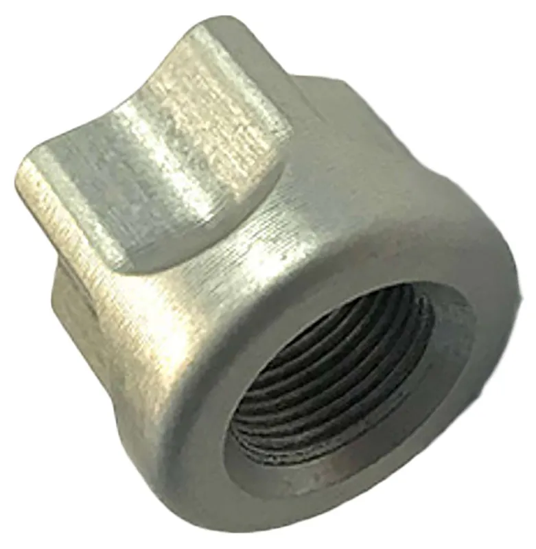 Timber Creek Outdoors 1/228TPS Thread Protector Silver Billet Aluminum 1/2-28