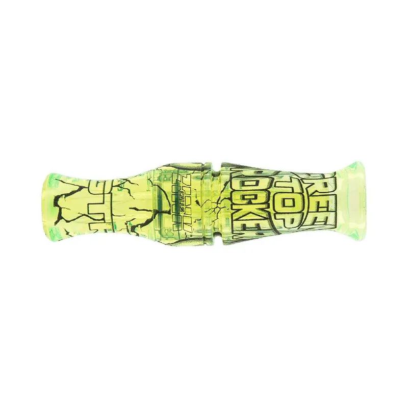 ZINK DUCK CALL GREEN TOP ROCKER / INTERFERENCE GREEN