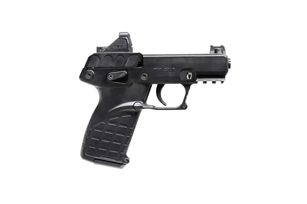 Kel-Tec P17BBLKOPTIC P17 22 LR 16+1 3.80" w/Optic & Holster Black