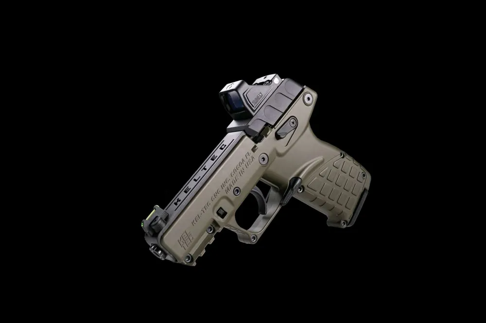 Kel-Tec P17BGRNOPTIC P17 22 LR 16+1 3.80" w/Optic & Holster Green