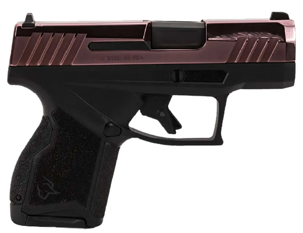 Taurus 1-GX4M93110RG GX4 3.0 Micro-Compact Frame 9mm 10+1 3.38 Satin Black DLC Rose Gold PVD Coating Alloy Steel Slide Black