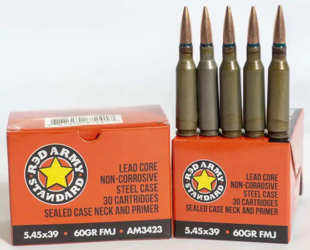 Red Army Standard AM3423 5.45x39mm 60gr Full Metal Jacket 30 Per Box/48 Case