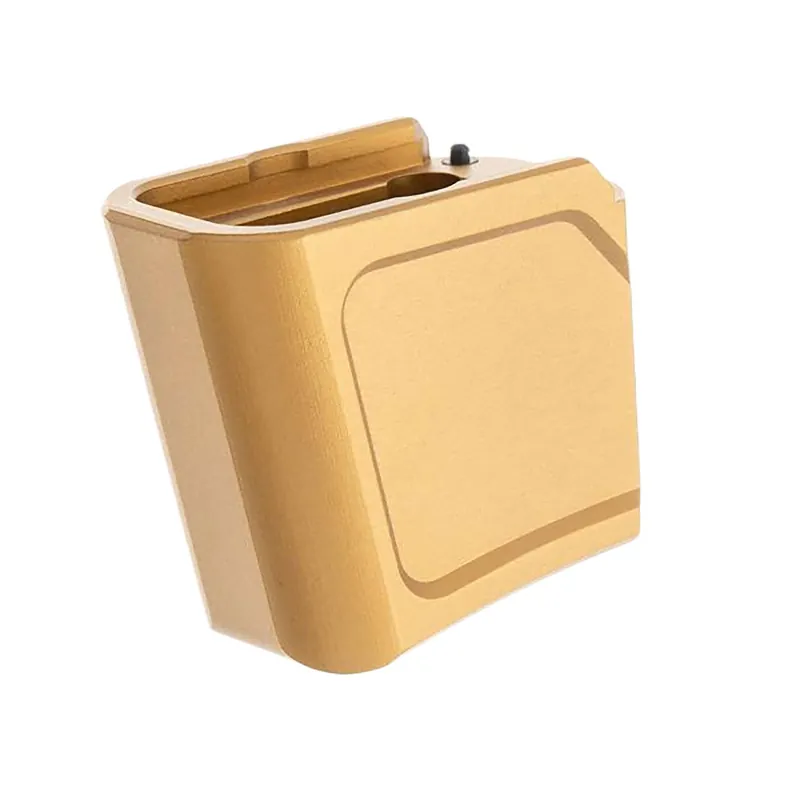 Tyrant CNC TDG48MAGEXGOLD Magazine Extension Fits Glock 43x/48 Gold Aerospace Grade Aluminum