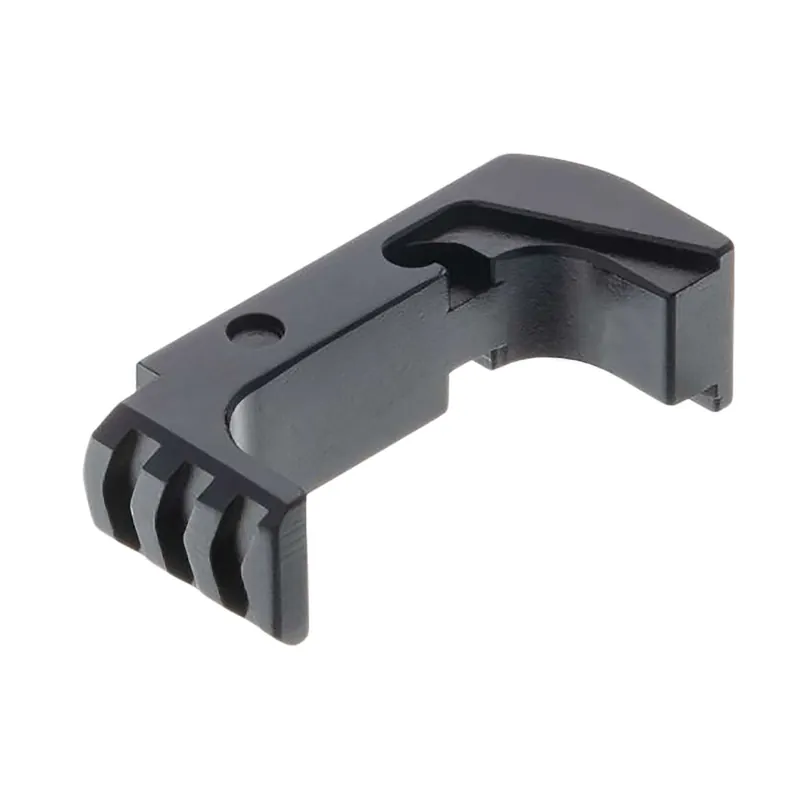 Tyrant CNC TD43X48EBLK Extended Mag Release Glock 43x/48 Black Aerospace Grade Aluminum