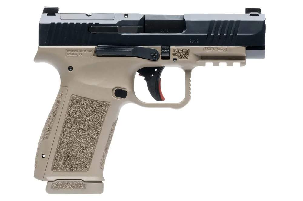 CANIK METE MC9LS HGA 9MM 3.63IN BBL BLK 2-17RD BLACK SLIDE FDE FRAME W/ACC KIT
