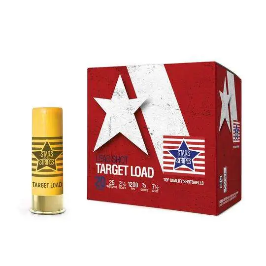 20 ga 2 3/4" 7/8oz #7.5 Shot 1200fps 25/rd