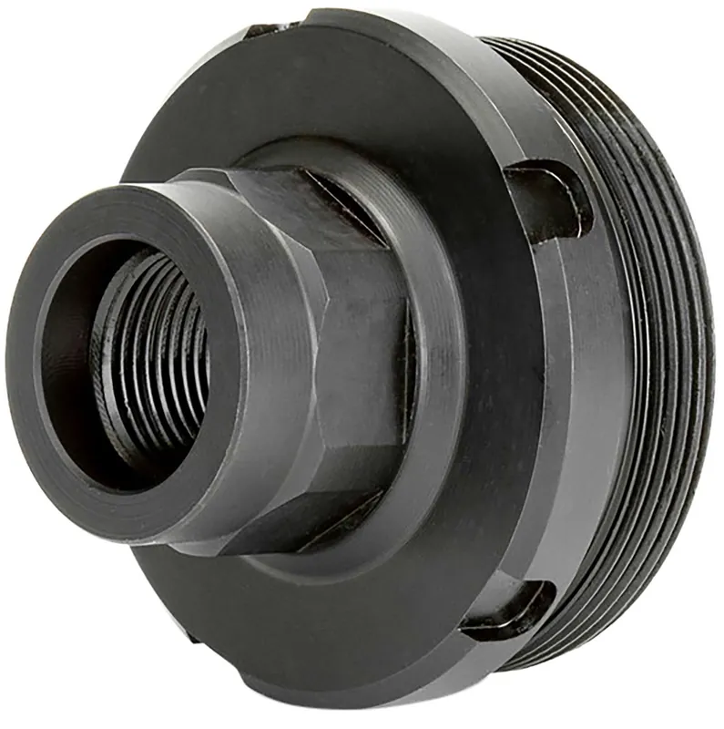 Griffin Armament DT1375X24-1/2X28 Thread Adapter 1/2"x28 17-4 Stainless Steel Nitride Black
