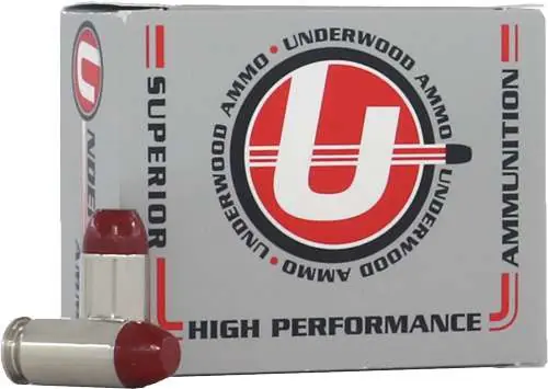 UNDERWOOD AMMO .45ACP+P 255GR. CAST FLAT NOSE 20-PACK
