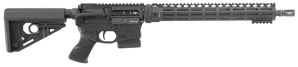 Larue Tactical LT1555616MLOKLC LT15 MLOK 5.56 10+1 16" Stealth Barrel Black Right Hand