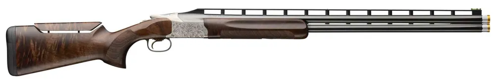 Browning 0183504002 Citori 825 Pro Trap 12 Gauge 2.75" 32" Polished Blued Invector-DS Extended Silver Nitride Steel Receiver/High Gloss Black Walnut Stock