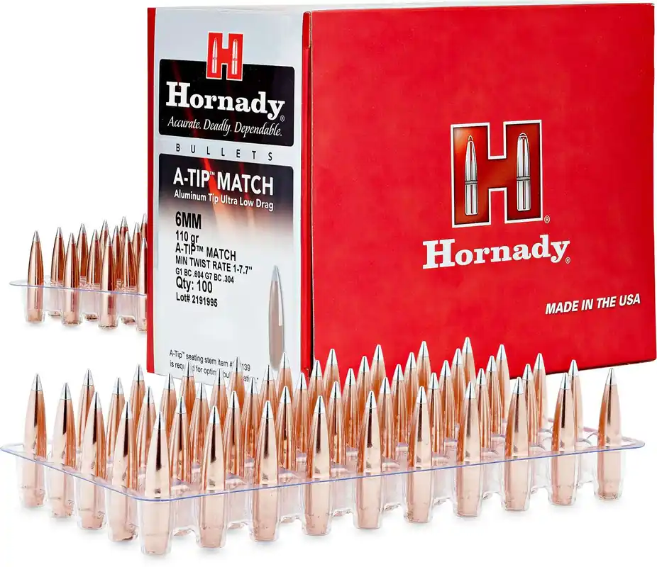 Hornady 261792 6.5mm .264 135gr A-Tip Match 500 Per Box/6 Case