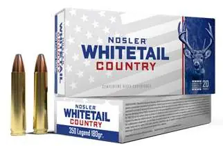 Nosler 40130 350Legend 180gr 20 Per Box/10 Case