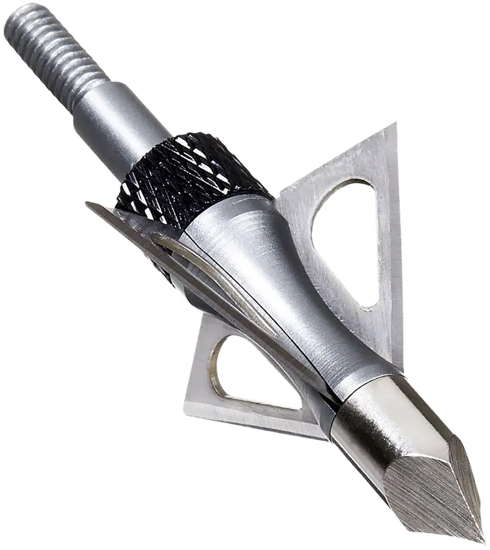 Allen 14635 Impact Fixed Blade Broadhead Stainless Steel Blades Silver 3 Pack