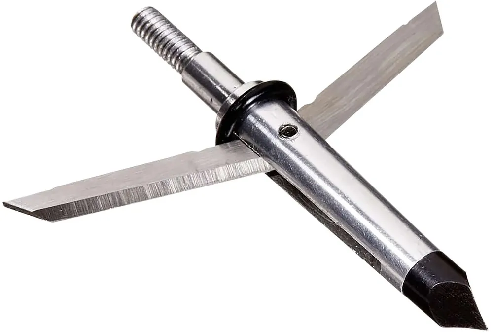 Allen 14674 Tomahawk Expandable Broadhead Stainless Steel Blades Silver 3 Pack