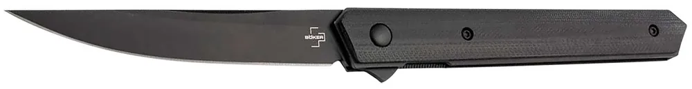 Boker 01BO339 Plus Kwaiken Air Pocket 3.54" Plain Black G10 Handle