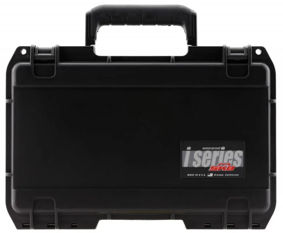 SKB 3I1006SP iSeries 1006 Custom Single Pistol Case Interior Dimensions 10.75"L x 6.13"W x 3.25"D in Black Handgun Polymer