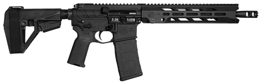 Diamondback DB1984K001 Obsidian 5.56 NATO 30+1 11.50" Black Nitride 11" M-LOK Handguard SBA5 Brace Magpul MOE K2 Grip