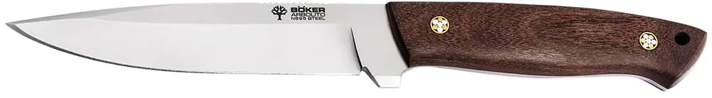 Boker 02BA303G Relincho Madera 5.04" Plain N695 Blade Guayacan Wood Handle