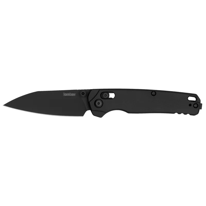 Kershaw 6105CF Bel Air Folding/Reverse Tanto Plain Blackwash CPM MagnaCut Steel Blade/Bright Nickel Cerakote 6061-T6 Aluminum Handle