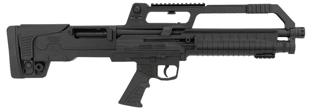 Hatsan USA HEBA41180001 BullTac 410 Gauge Semi-Auto 3" 5+1 18" Black Steel Barrel, Black Picatinny Rail Aluminum/Polymer Receiver, Bullpup w/Pistol Grip Synthetic Stock