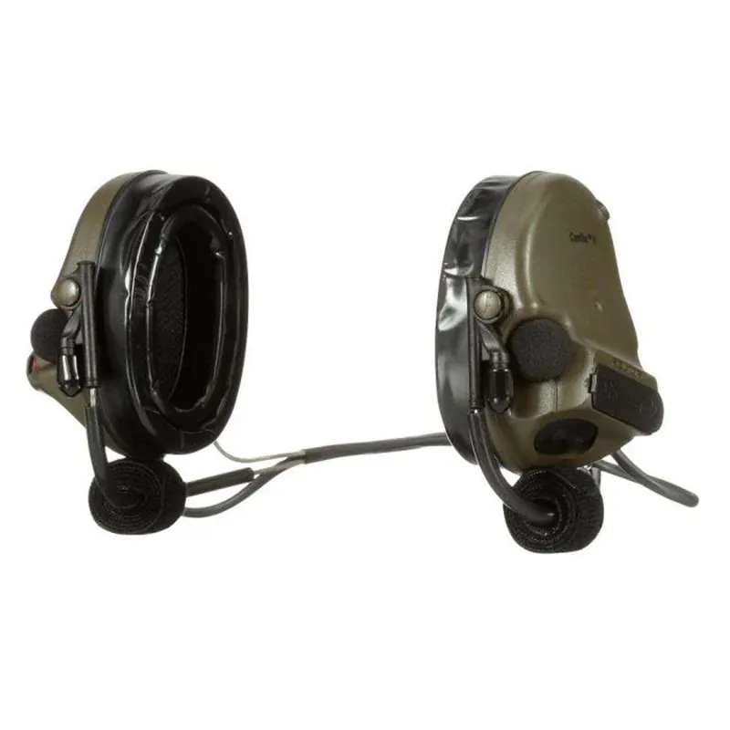 3M PELTOR ComTac V Hearing Defender Headset Neckband Green