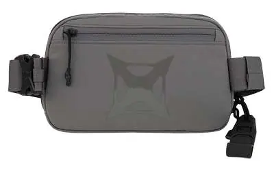 Vertx VTX5264WGY Everyday Fanny Pack 2.0 Gray Nylon Fanny Pack Zipper/Velcro Closure