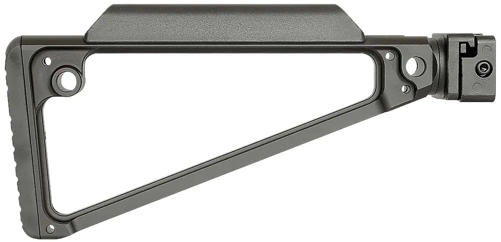 Midwest Industries MITRISF Triangle Side Folding Stock Black 6061 Aluminum