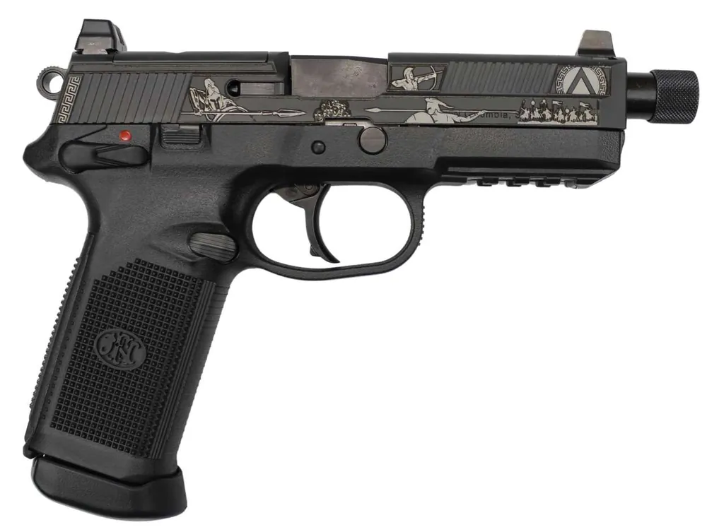 FN FNX-45 TACTICAL SPARTAN BLACK BUNDLE 45ACP 5-15RD MAGS