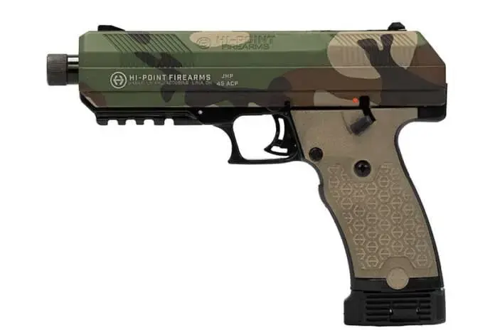 HIPOINT JXP 10MM PISTOL M81 CAMO 5.2" THRD BARREL 10RD MAGAZINE