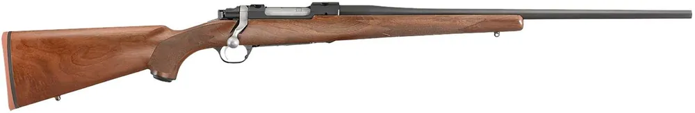 Ruger 37115 77 Bolt 257 Roberts 22" American Walnut Blue Matte/Satin