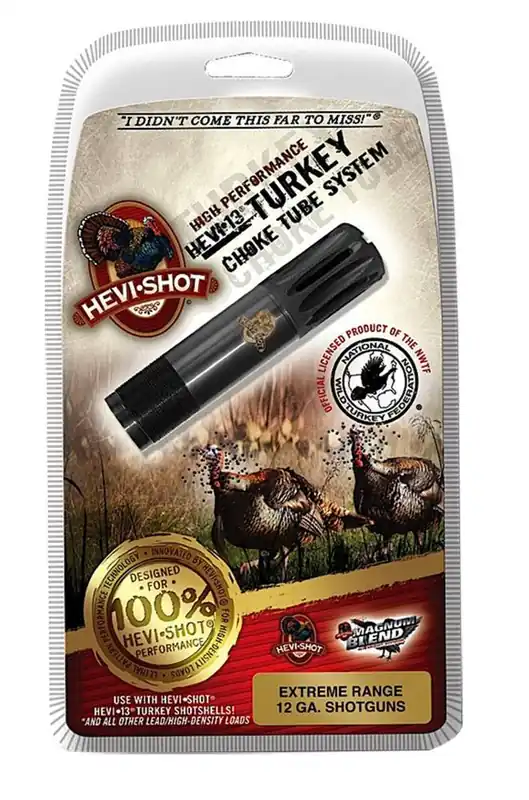 Hevishot 450129 Turkey ProBore 12 Gauge Extended Range 17-4 Stainless Steel Black