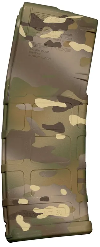 Weapon Works M2MC PMAG GEN M2 MOE 30rd 5.56x45mm NATO, MultiCam Polymer, Fits AR-15