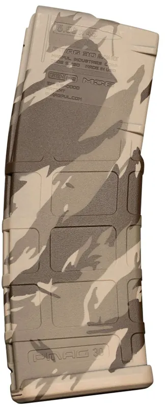 Weapon Works M2DESERTVTS PMAG GEN M2 MOE 30rd 5.56x45mm NATO, Desert VTS Polymer, Fits AR-15