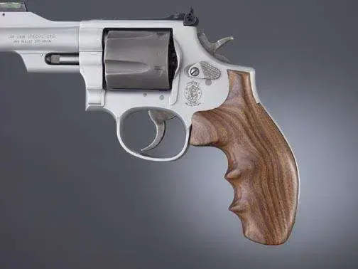S&W K or L Frame Round Butt - Smooth - PAU FERRO - w/ Finger Grooves