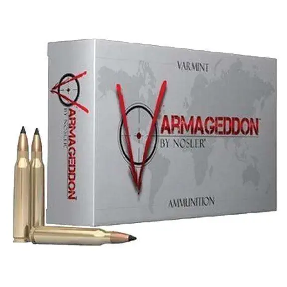 Nosler 41132 Varmageddon 22 Hornet 35 gr Flat Base Tipped (FBT) 50 Round Box