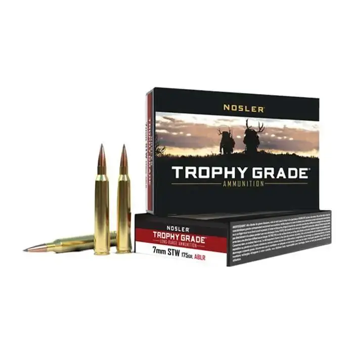 Nosler 60104 Trophy Grade Long Range 7mm STW 175 gr AccuBond Long Range 20 Round Box