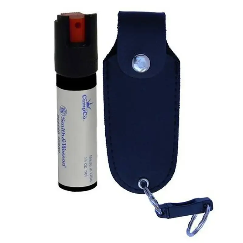 S&W Pepper Spray 1253 Pepper Spray .75 oz OC Pepper 10 ft Range with Holster, Quick Release Clip