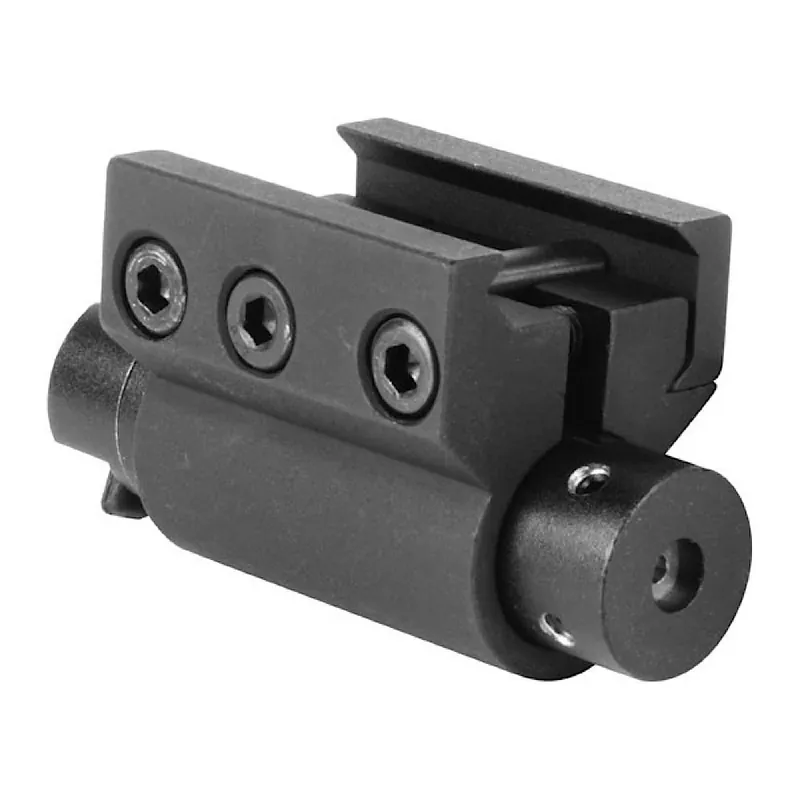Aim Sports LH002 Pistol/Rifle Red Laser 5mW Universal w/Accessory Rail 635/655 nm Wavelength