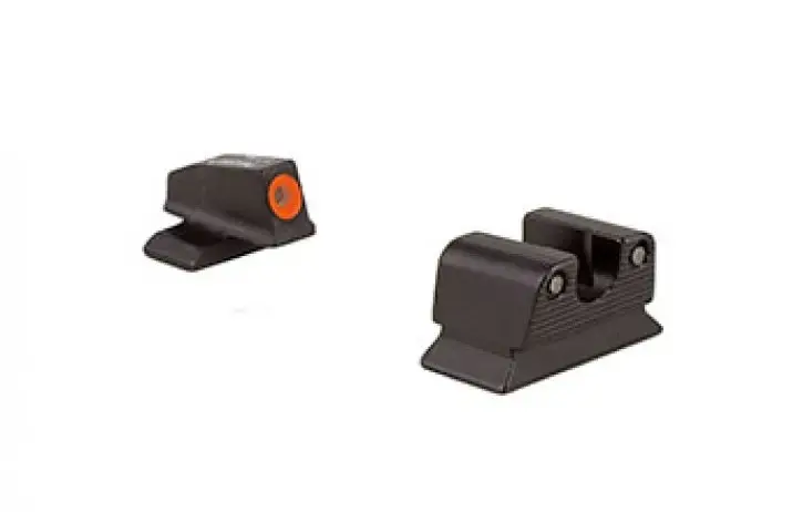 Trijicon 600624 HD Night Sights Beretta PX4 Model (Excluding PX4 Storm Compact) 3 Dot Green w/Orange Outline Green w/Black Outline Black