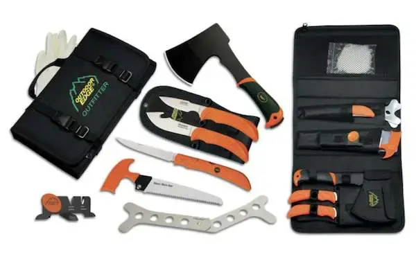 Outdoor Edge OF1 Outfitter Multiple 8 Piece Set FRN Orange Handle