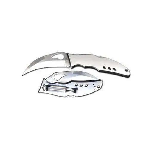 Spyderco BY07P Byrd Crossbill 3.50" 8Cr13MoV Stainless Steel Hollow Ground Stainless Handle Folding
