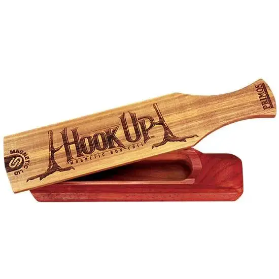 Primos 259 Hook Up Turkey Magnetic Box Call with Gobble Band