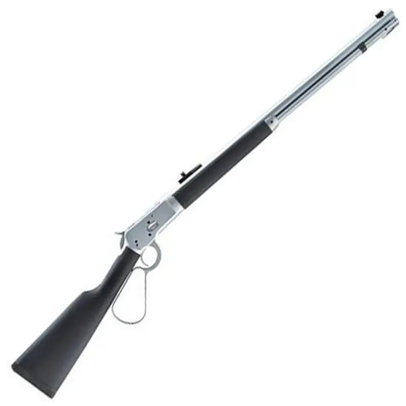 Taylors and Company 920349 1892 Alaskan Take-Down 357 Mag 7+1 16" Black w/SoftTouch Matte Chrome Right Hand