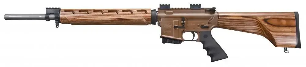 Windham Weaponry R20FSSFTWS2 R20 VEX Wood Stock Series 223 Rem,5.56 NATO 20" 5+1 Coyote Brown Hard Coat Anodized