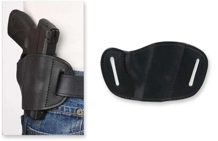 Bulldog MLBS Molded Small Black Leather Belt Bersa Thunder 380; Mackarov; Sig 230/ 232 Right Hand