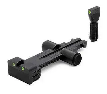 Meprolight ML33115 Tru-Dot Night Sight Set AK-47, AKM, AK-74 3 Dot Green Green Black