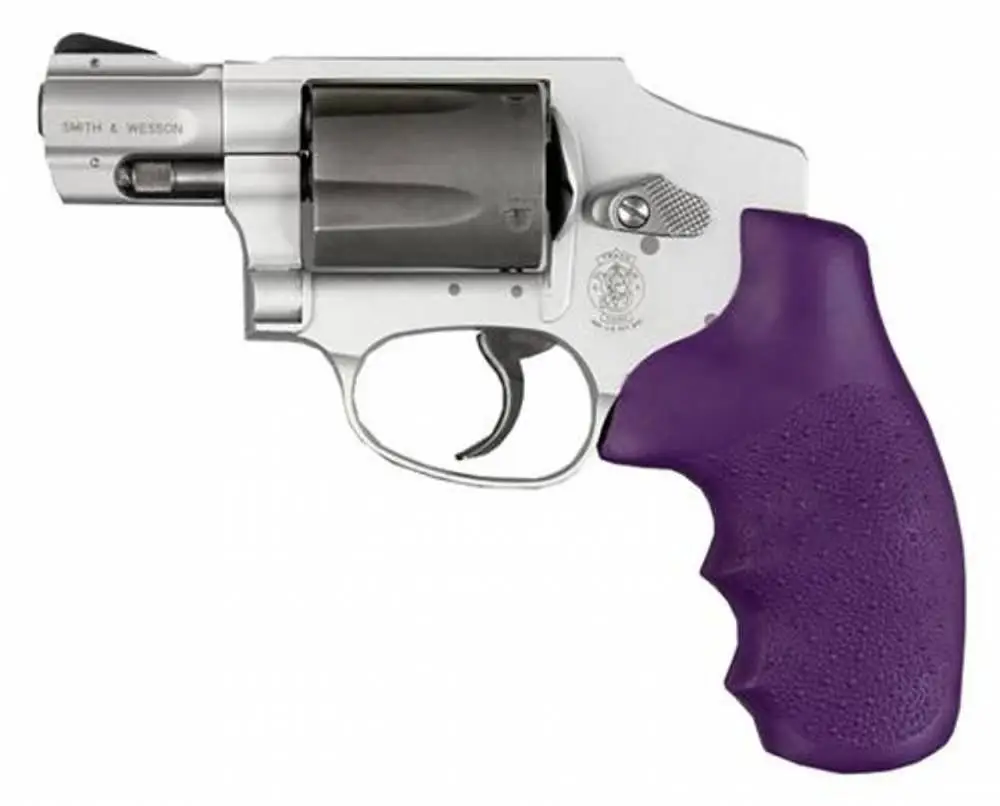 S&W J Frame Round Butt Rubber Monogrip Purple